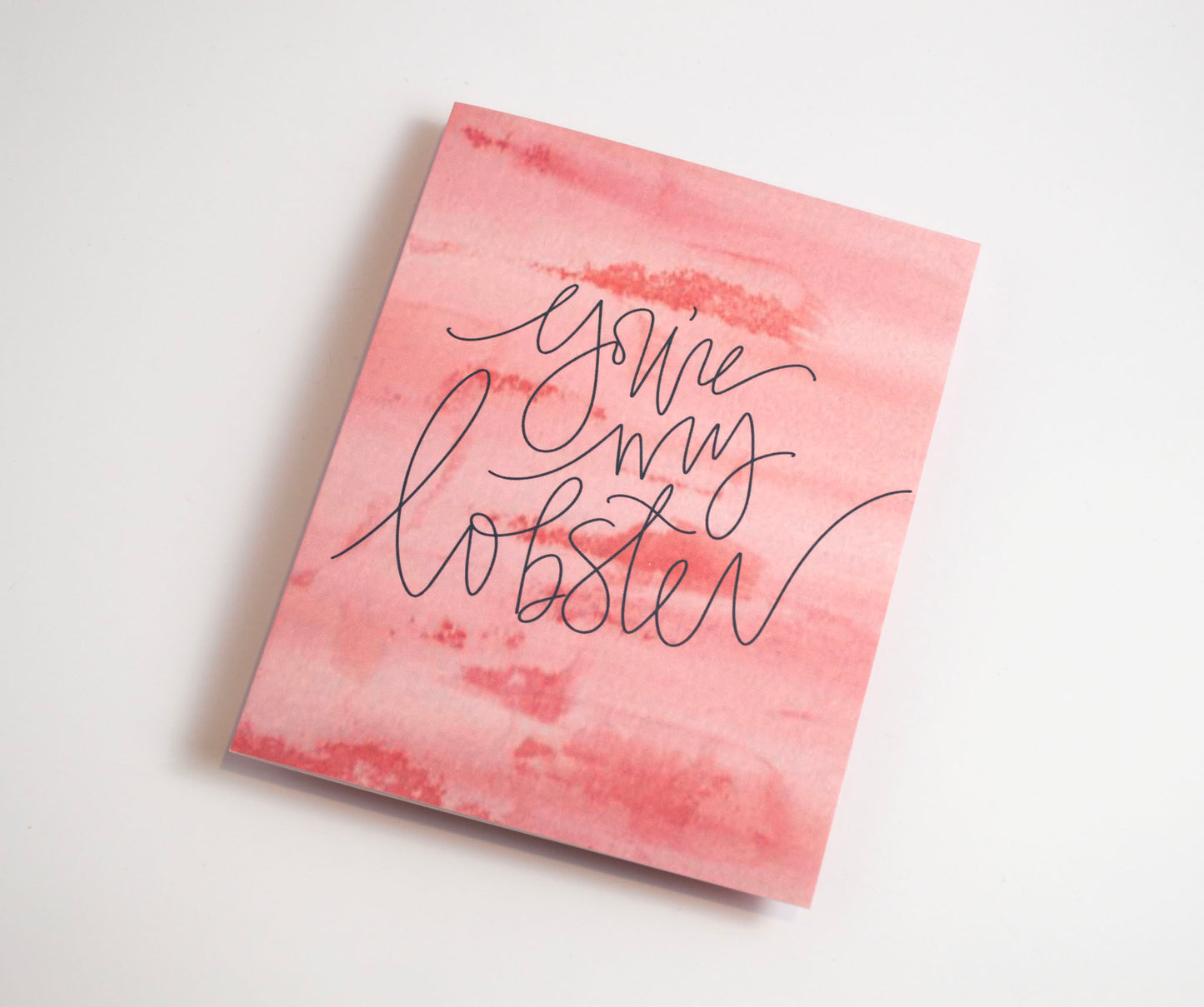 You're My Lobster - Watercolor Card