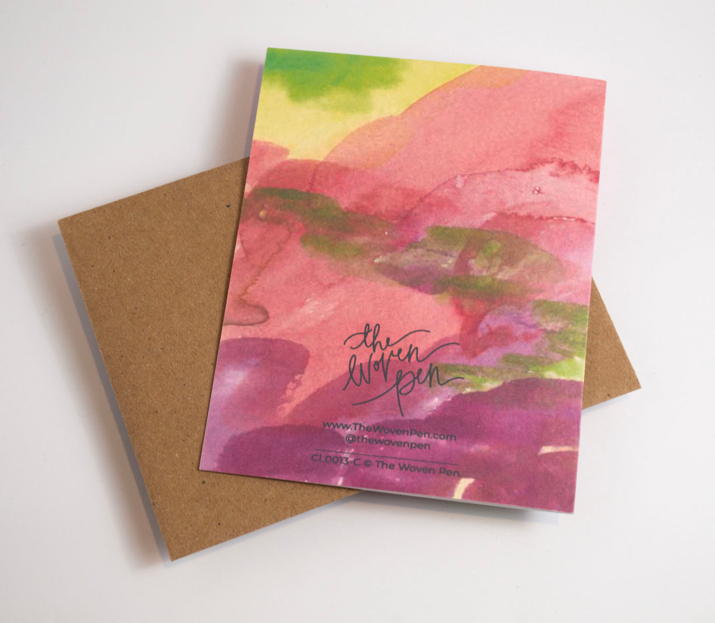 Couldn't Do it Without You - Watercolor Card