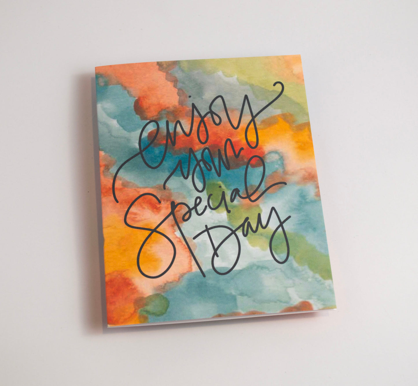 Enjoy Your Special Day - Watercolor Card