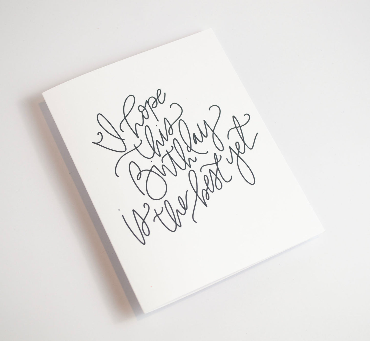 Best Birthday Yet - Black & White Card