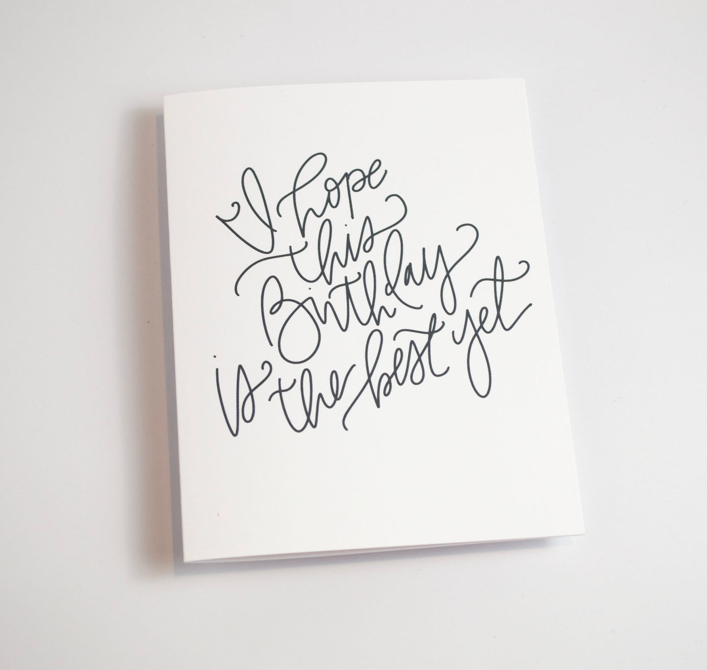 Best Birthday Yet - Black & White Card