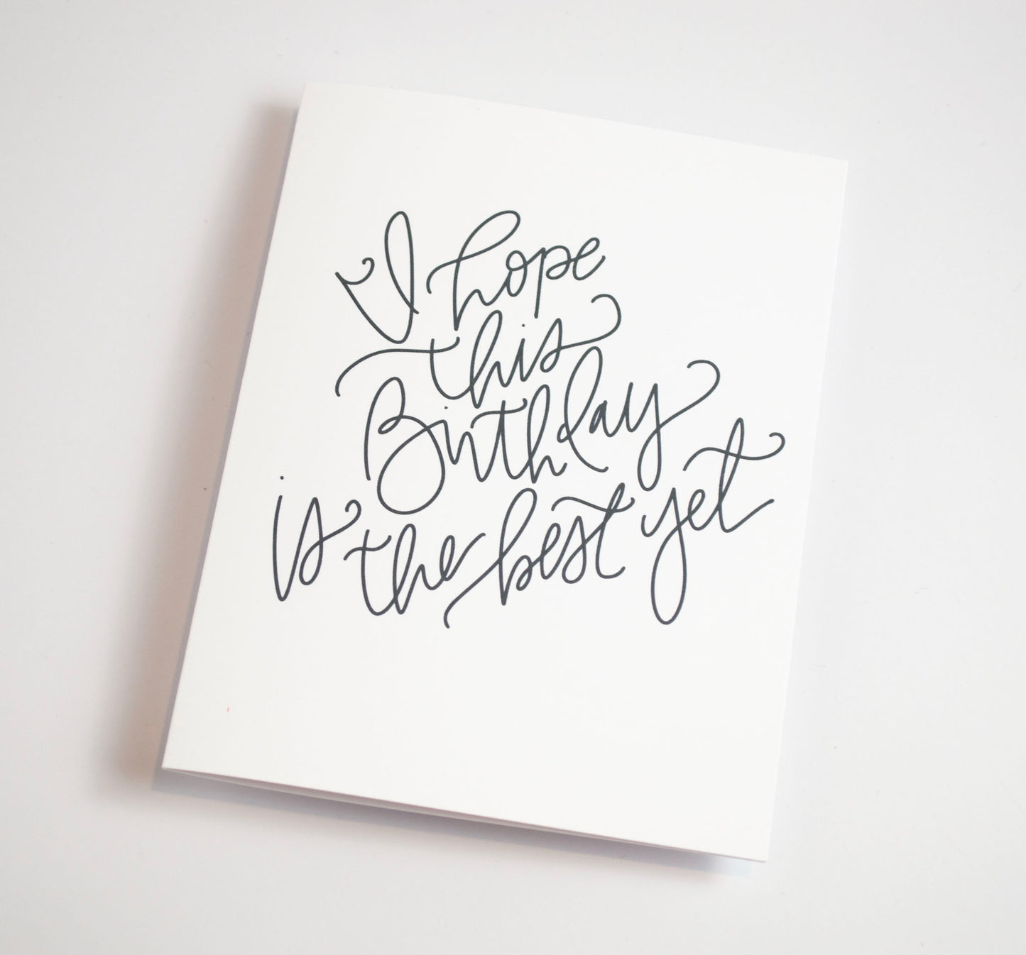 Best Birthday Yet - Black & White Card