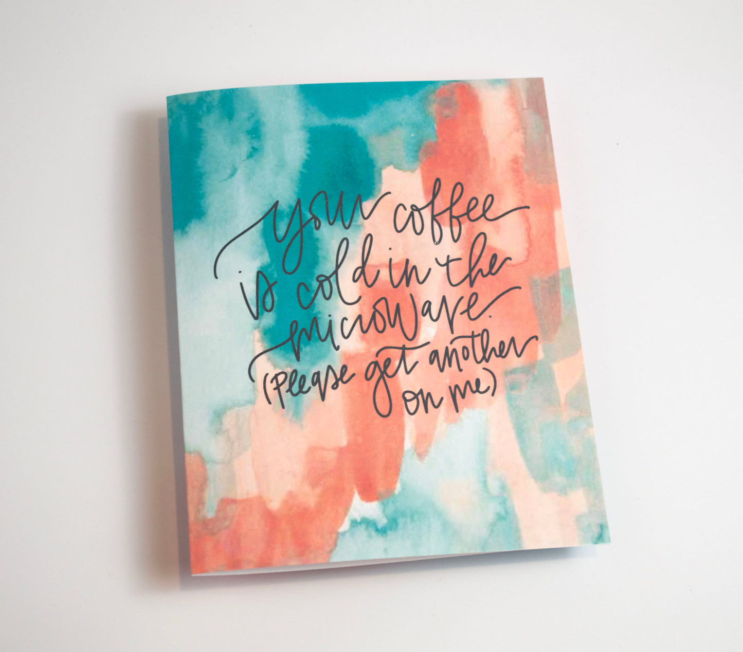 Cold Coffee - Watercolor Card