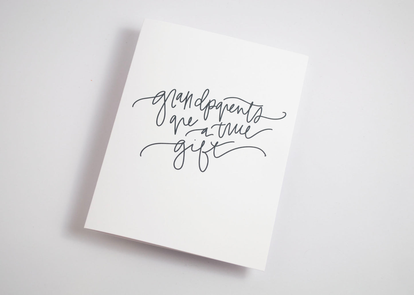 Grandparents Are a Gift - Black & White Card