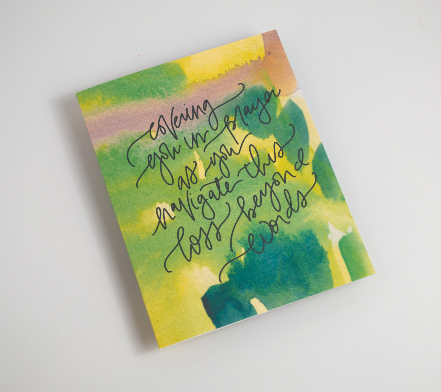 Loss Beyond Words - Watercolor Card