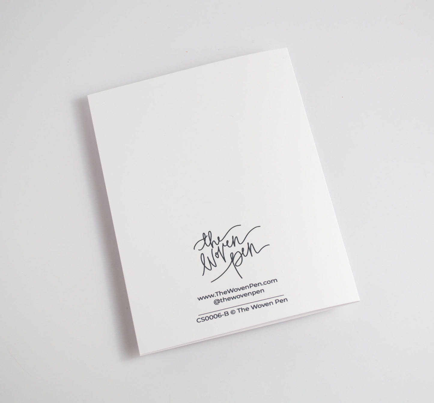 There Are Just No Words- Black & White Card