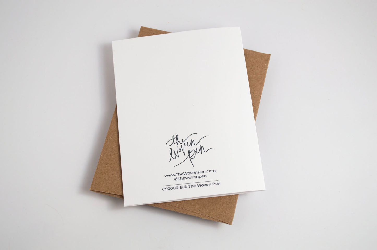 There Are Just No Words- Black & White Card
