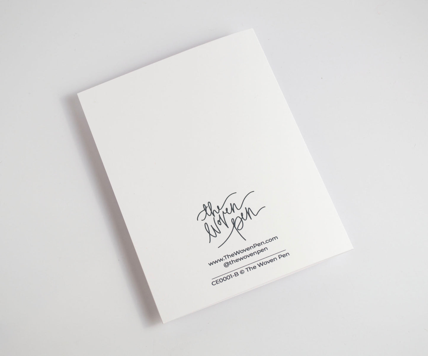 A Note for You - Black & White Card