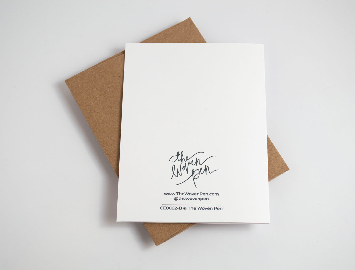 Just a Note - Black & White Card