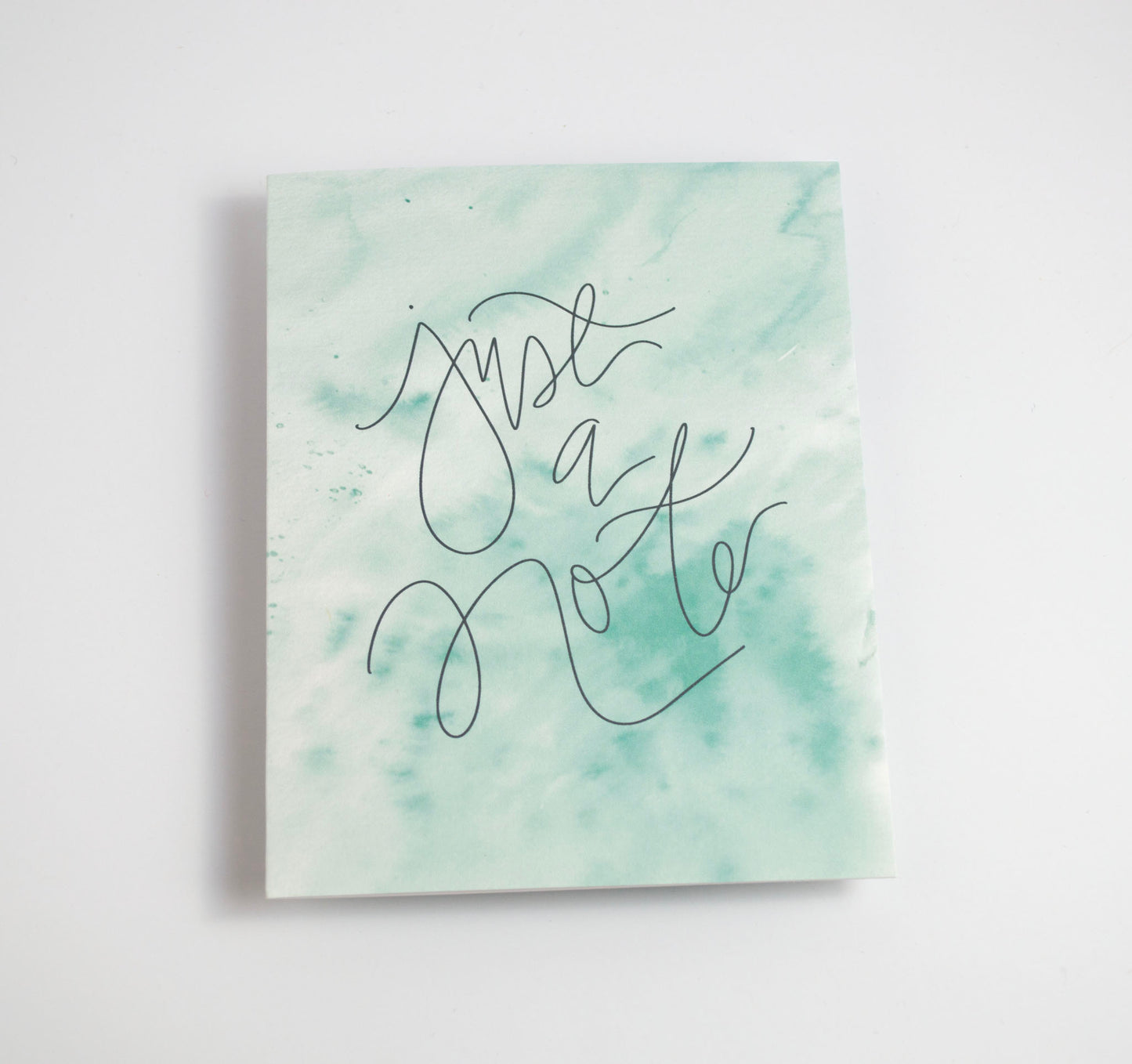 Just a Note - Watercolor Card
