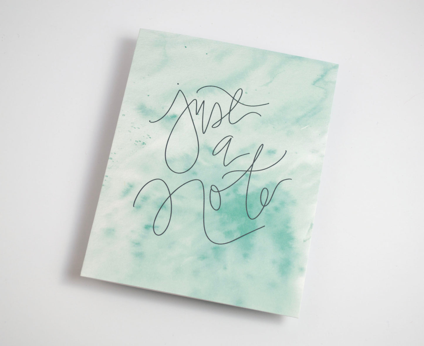 Just a Note - Watercolor Card
