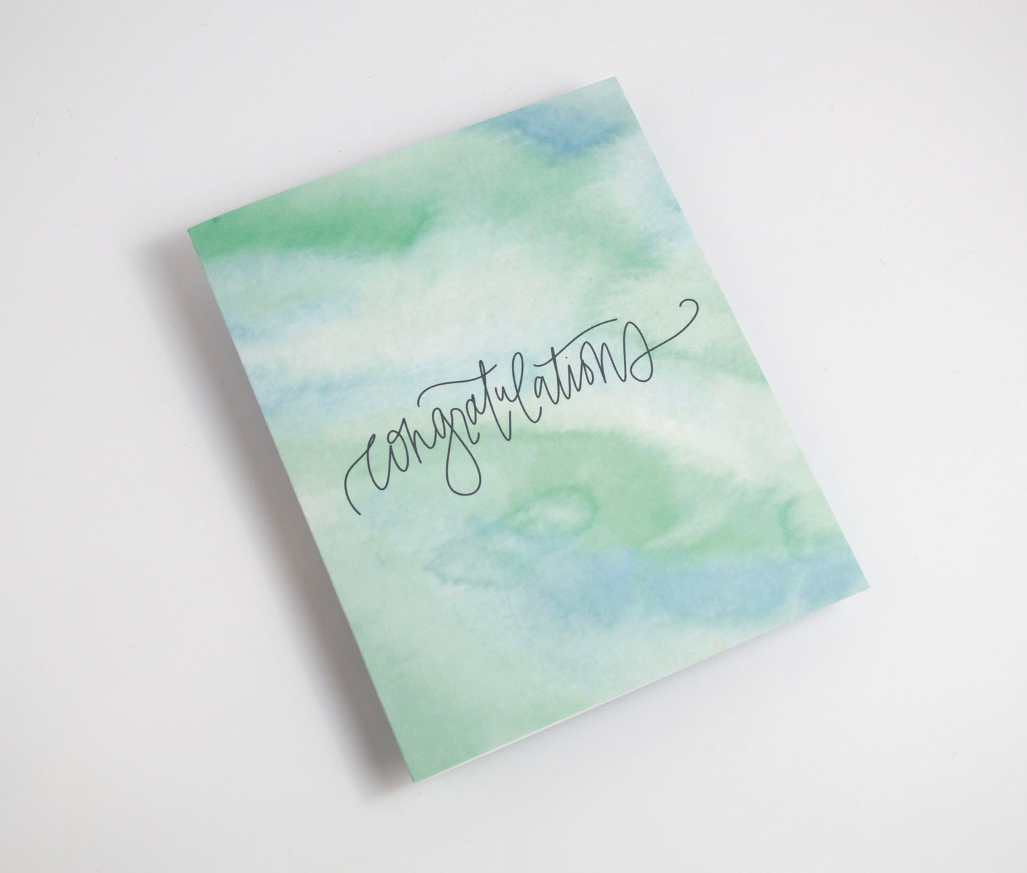 Congratulations - Watercolor Card