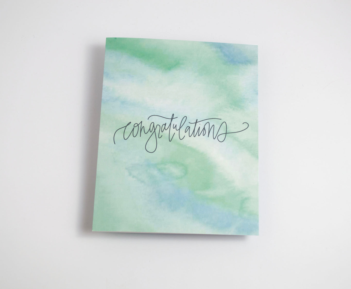 Congratulations - Watercolor Card