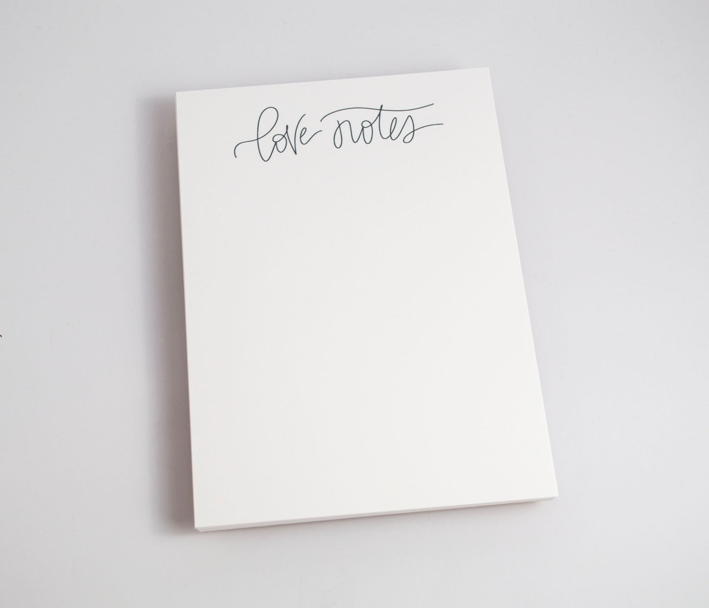 Love Notes - Black & White Notepad
