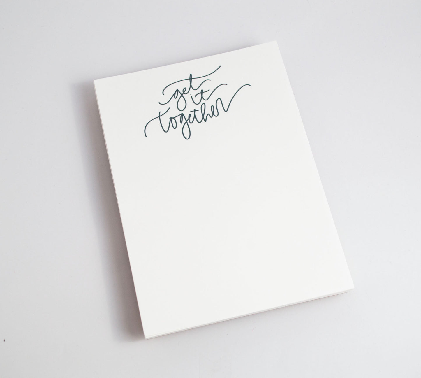 Get It Together - Black & White Notepad