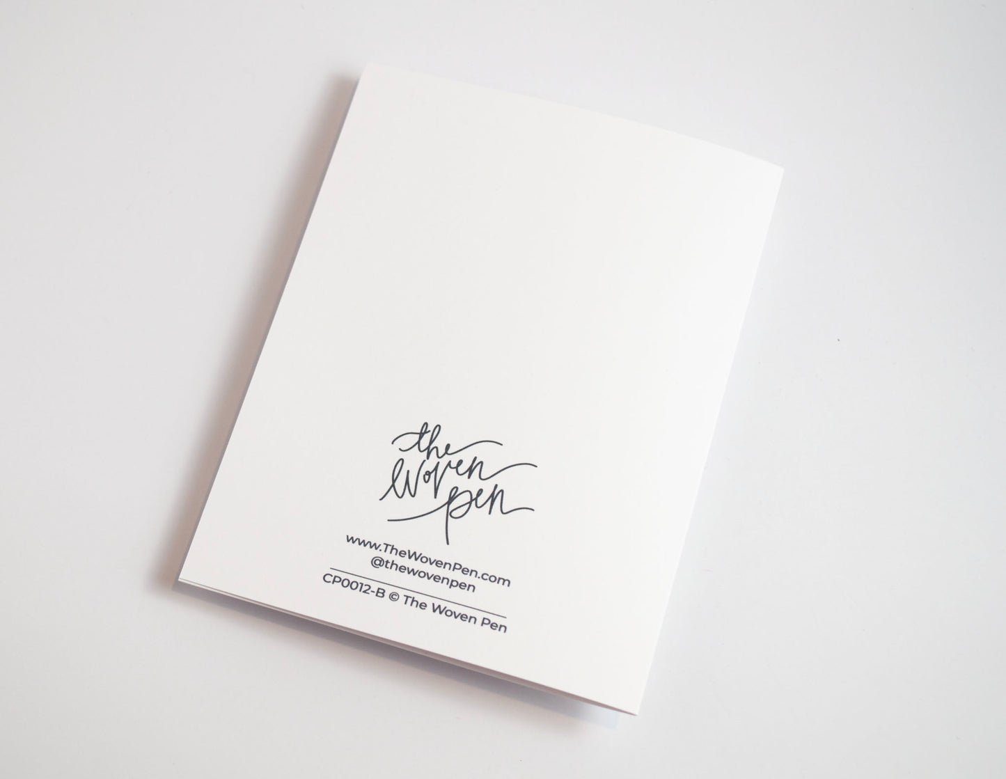 Empty Cup - Black & White Card