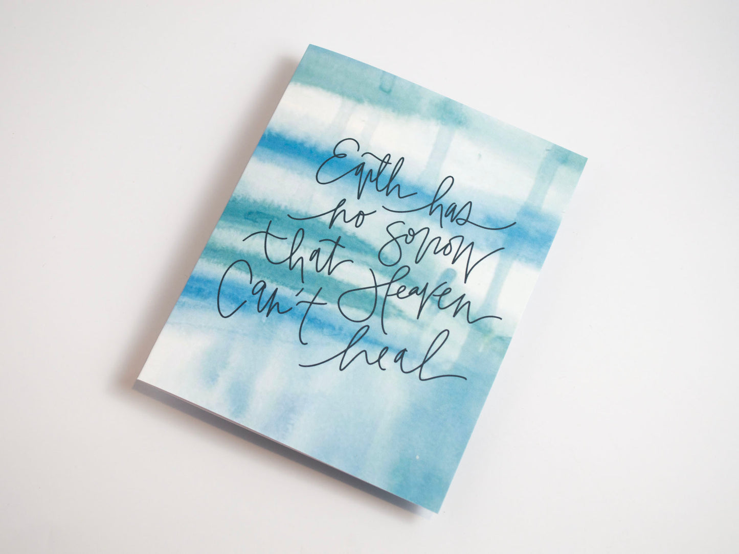Earth Has No Sorrow - Watercolor Card