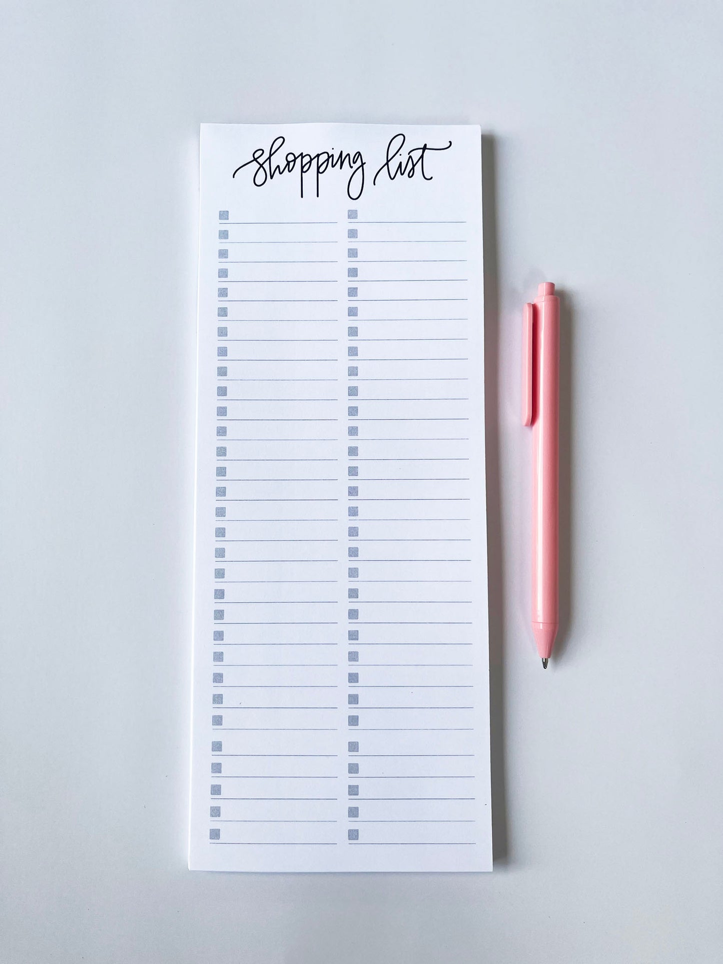 Shopping List- List-Making Notepad