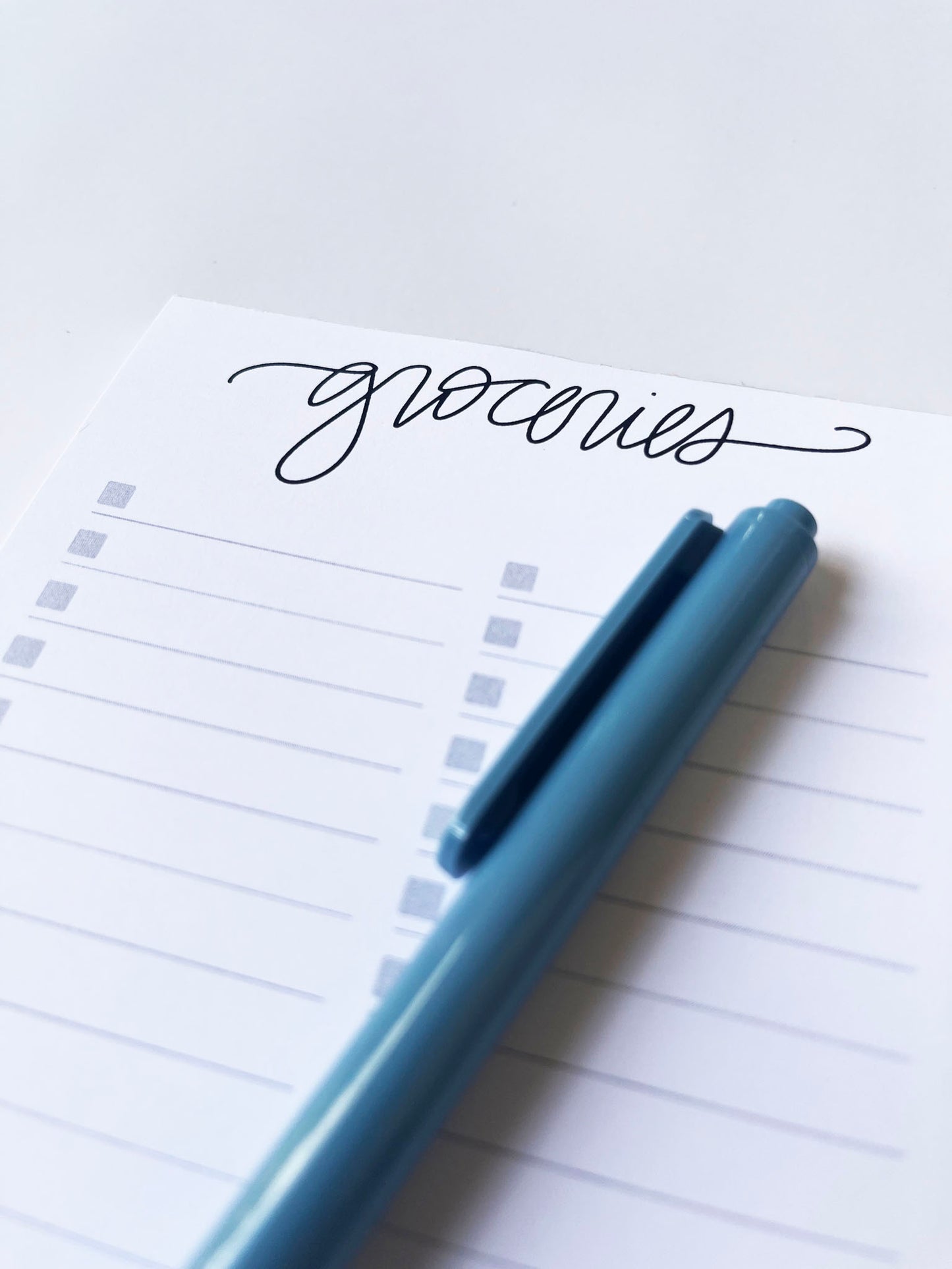 Groceries- List-Making Notepad