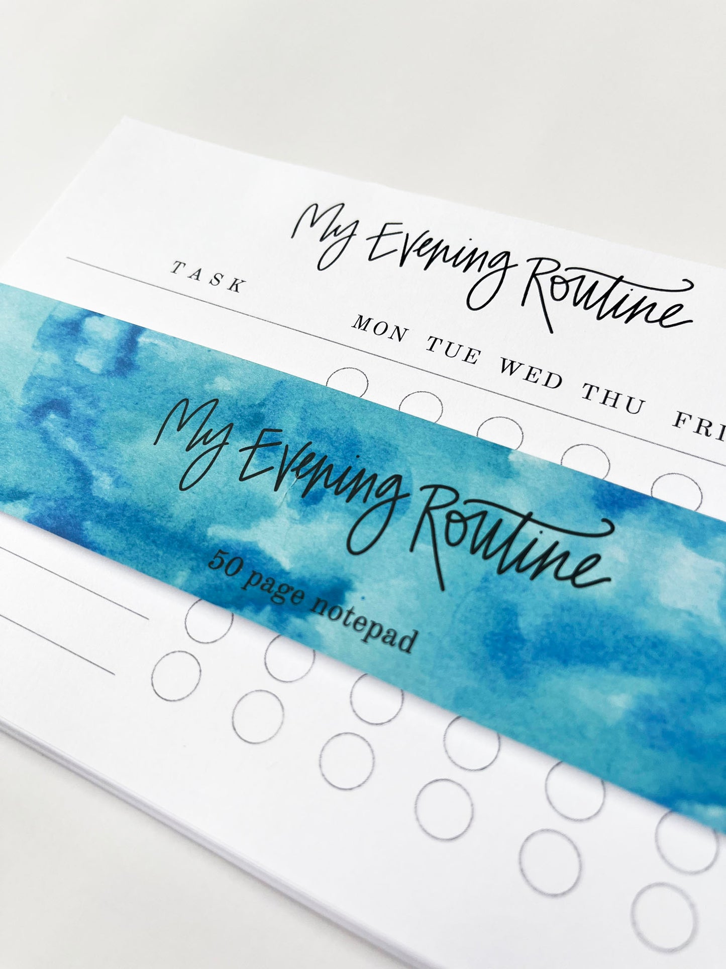 My Evening Routine- Kids' Habit Tracking Notepad