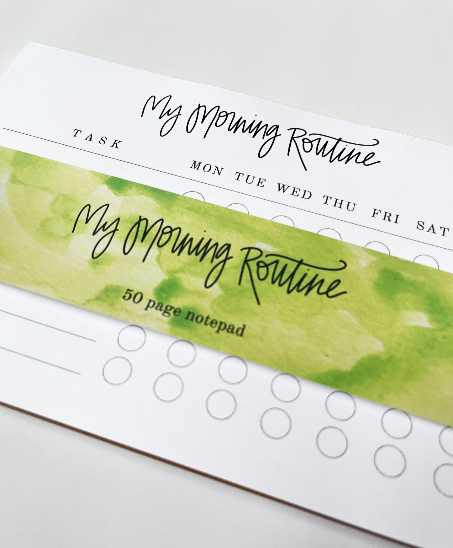 My Morning Routine- Kids' Habit Tracking Notepad