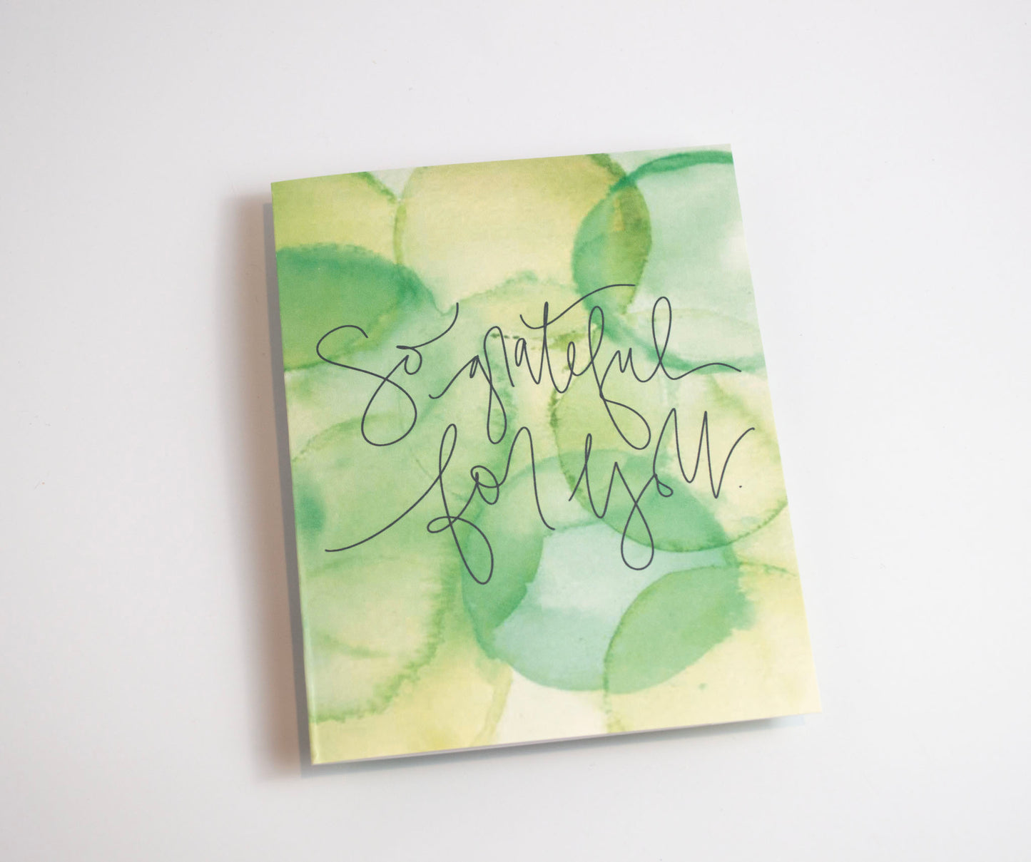 So Grateful for You - Watercolor Card