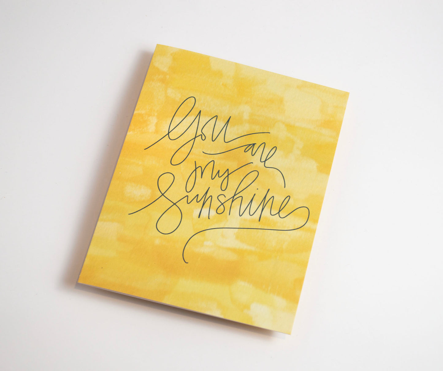 You Are My Sunshine - Watercolor Card