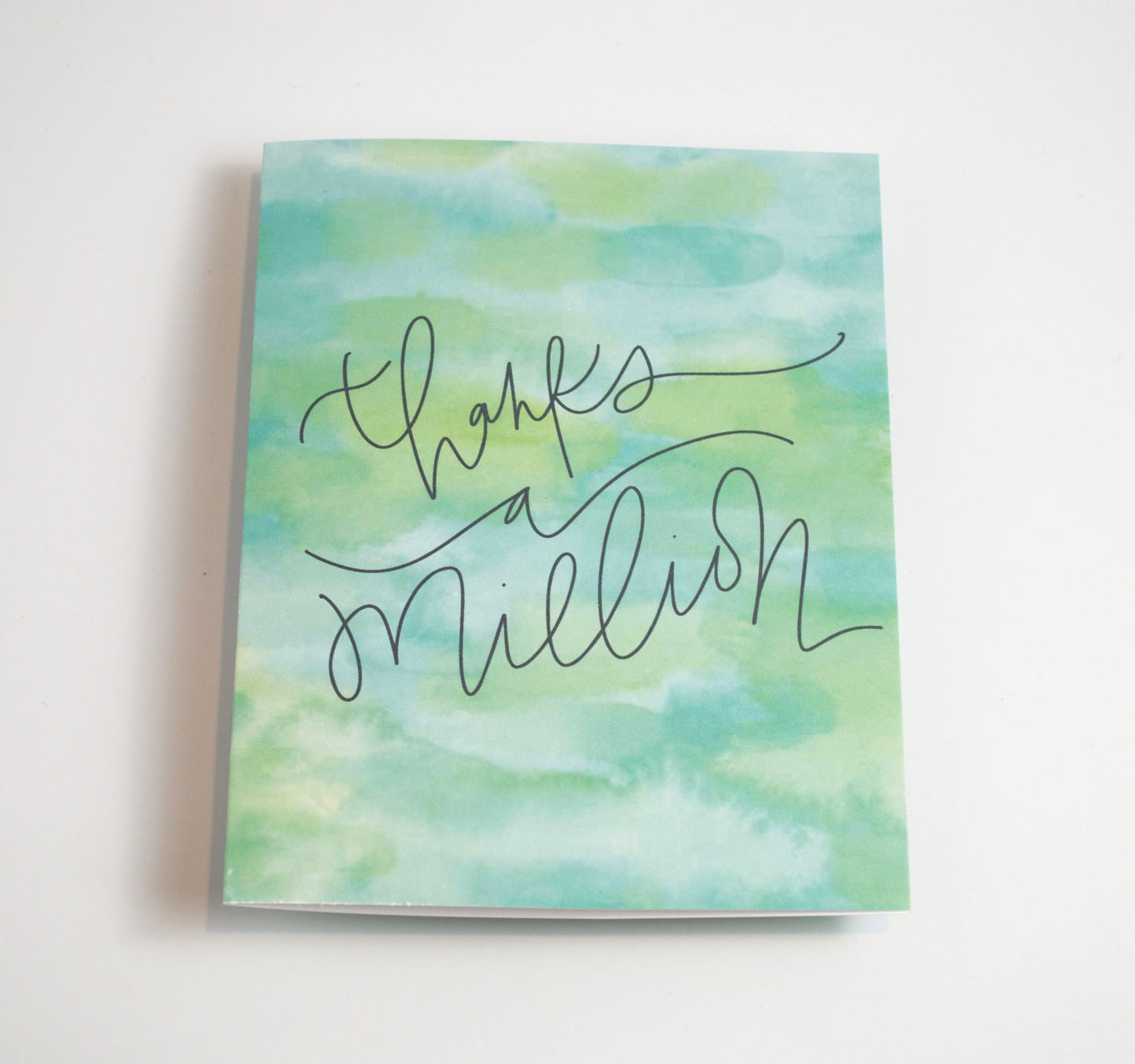 Thanks a Million - Watercolor 10 Pack of Cards