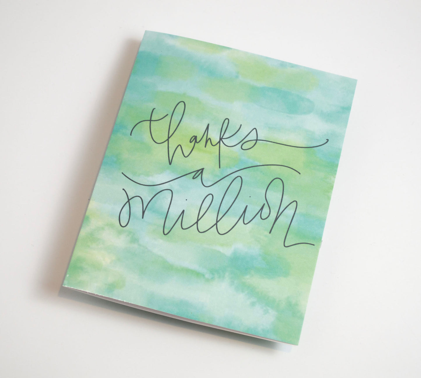 Thanks a Million - Watercolor 10 Pack of Cards