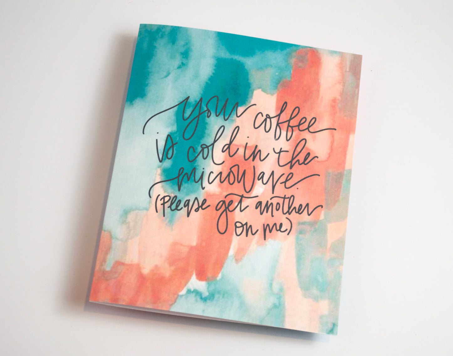 Cold Coffee - Watercolor Card