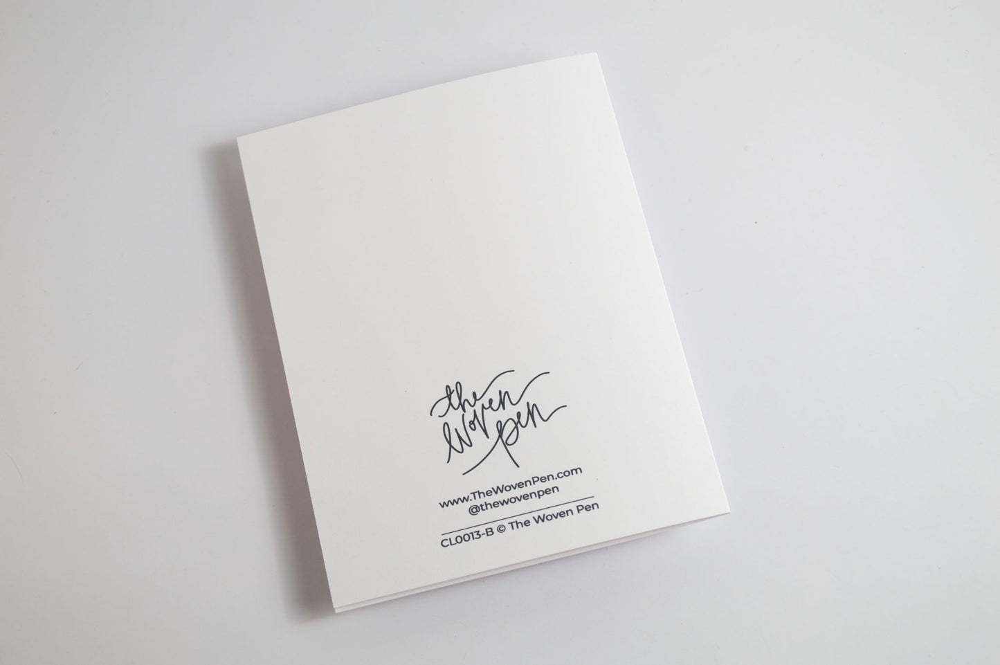 Couldn't Do it Without You - Black & White Card