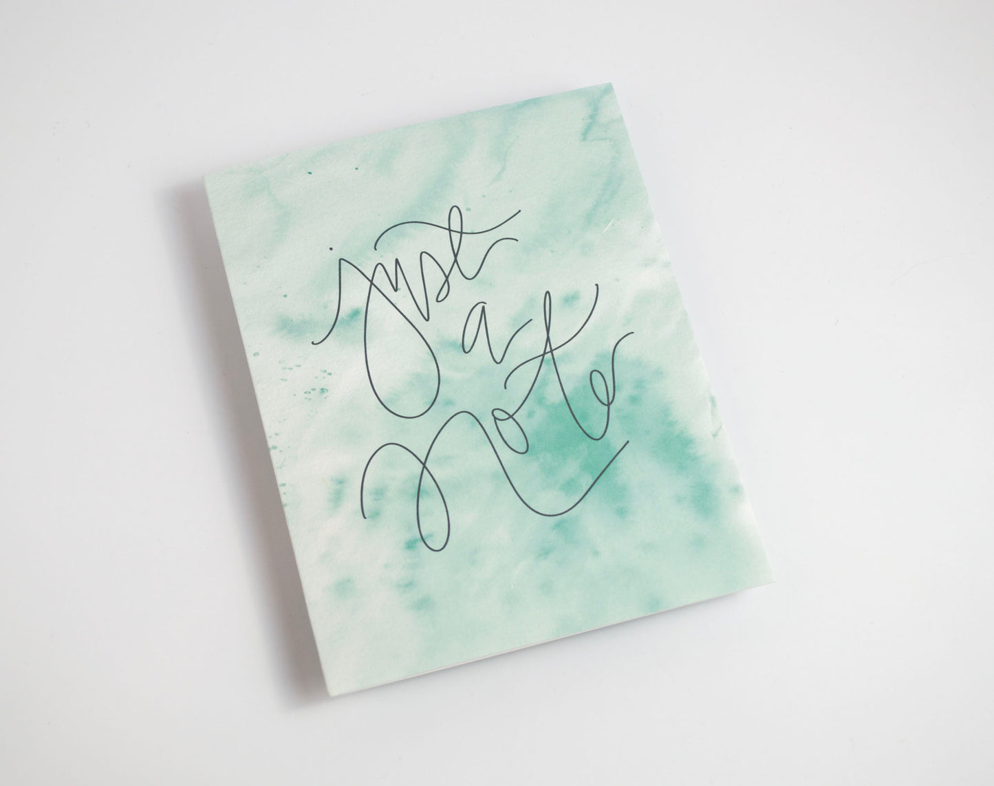 Just a Note - Watercolor Card
