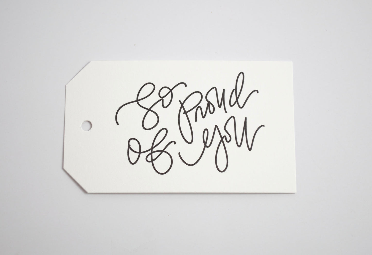 So Proud of You - Black & White Gift Tags