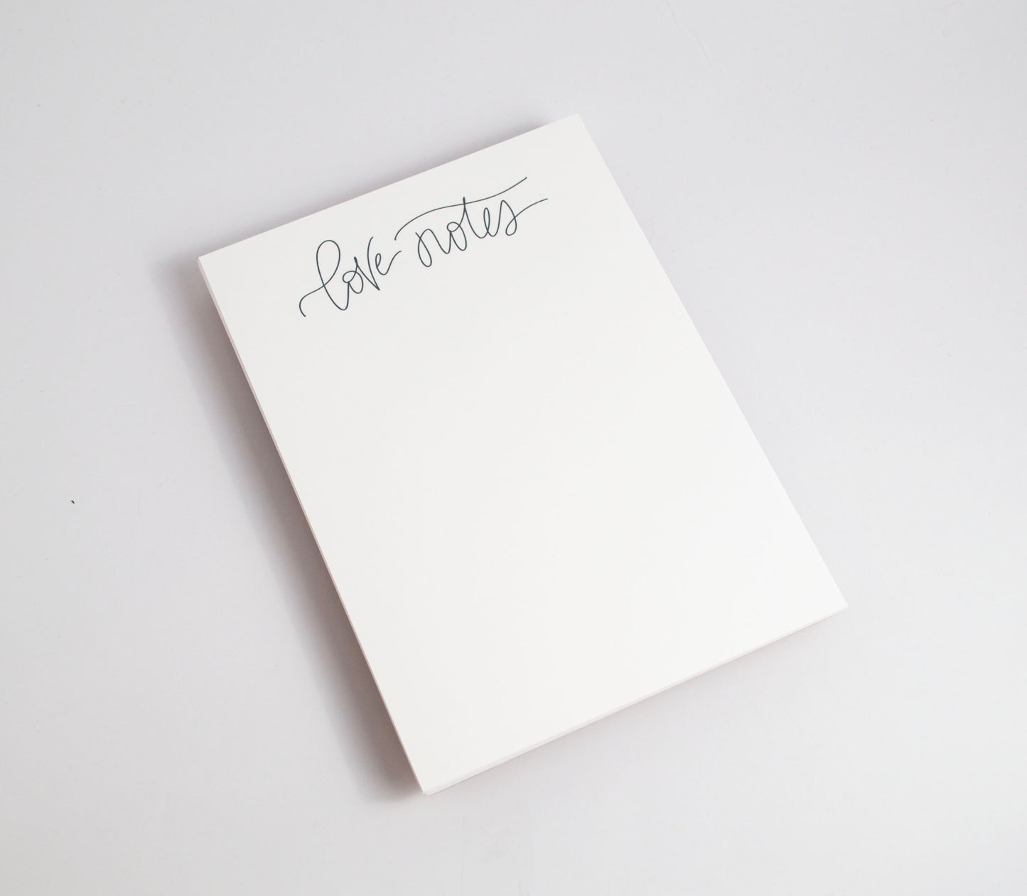 Love Notes - Black & White Notepad