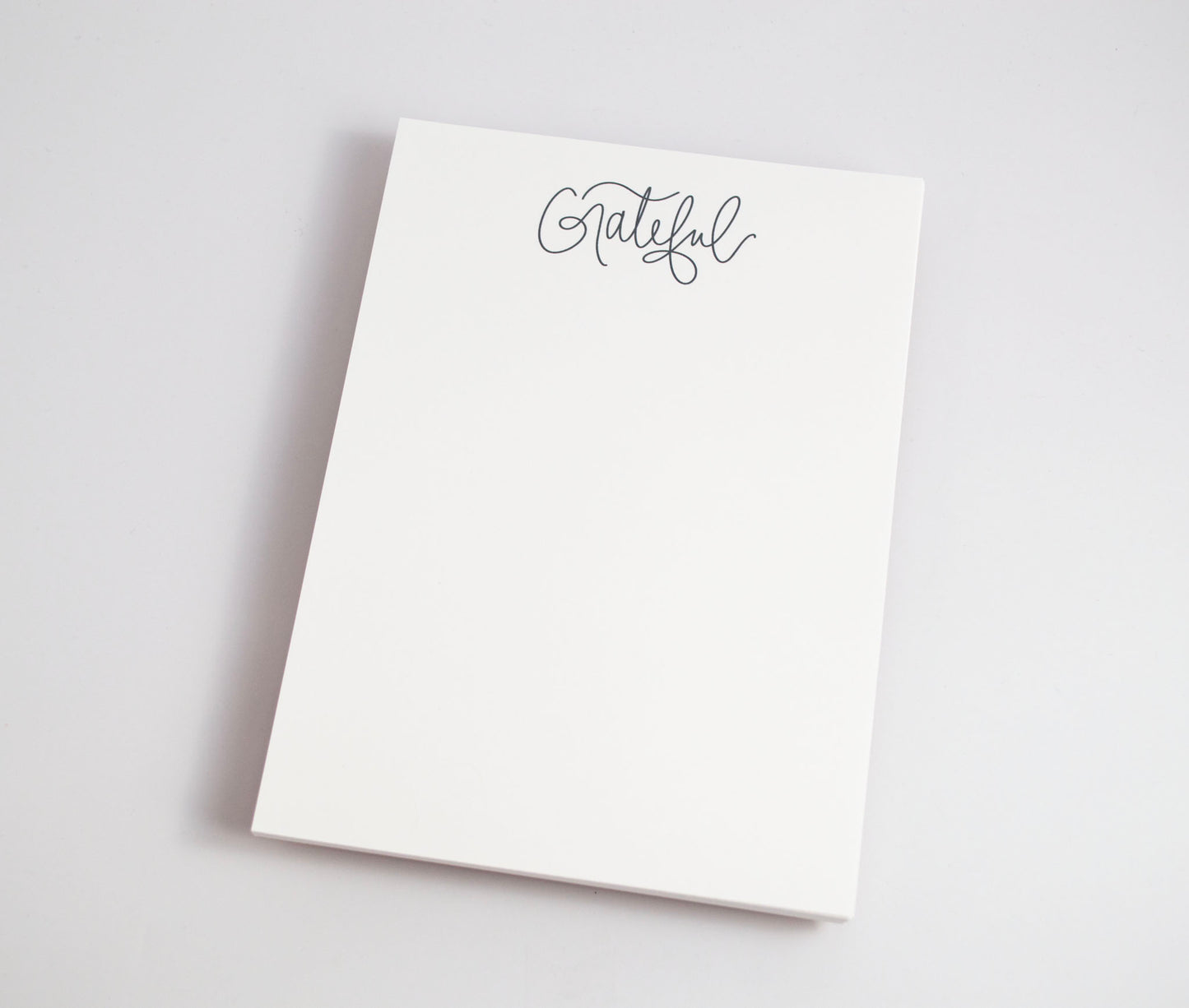 Grateful - Black & White Notepad