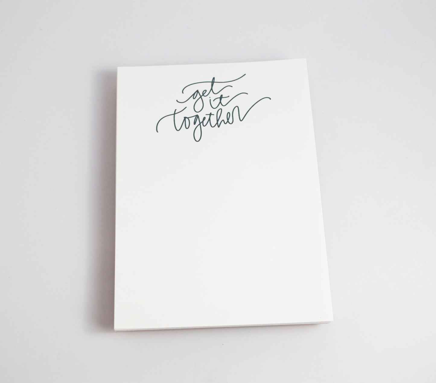 Get It Together - Black & White Notepad