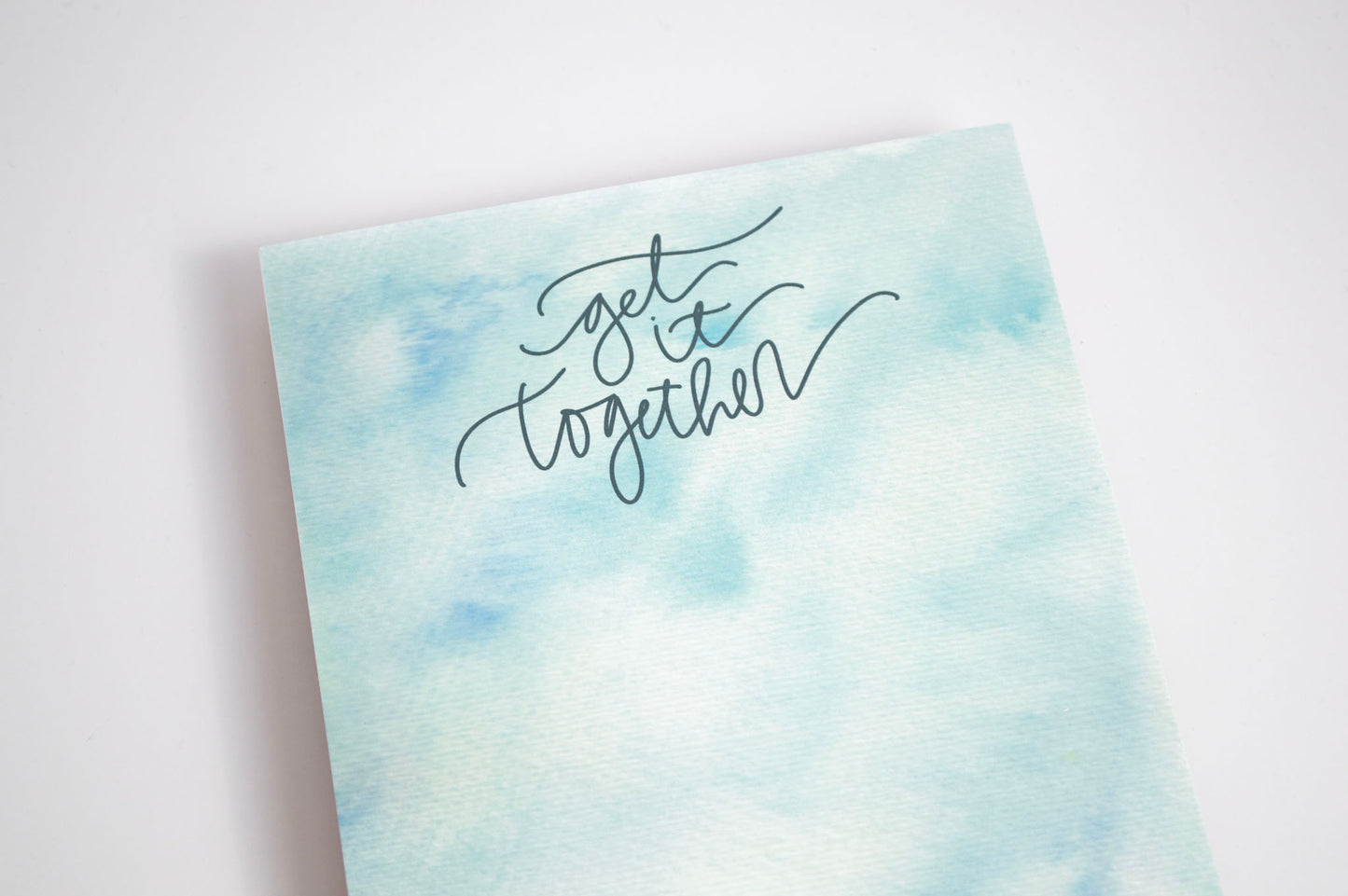 Get It Together - Watercolor Notepad