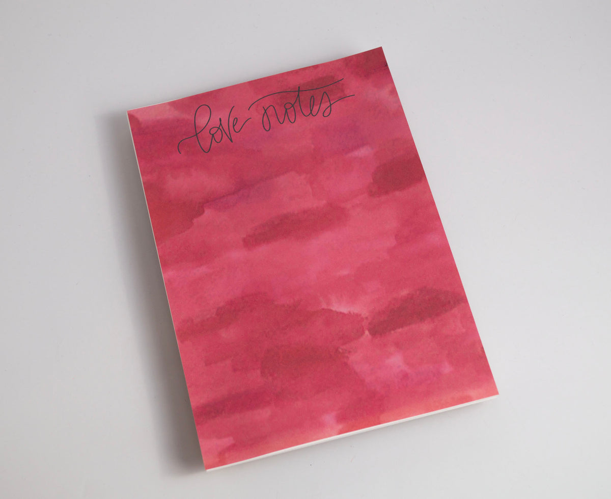Love Notes - Watercolor Notepad