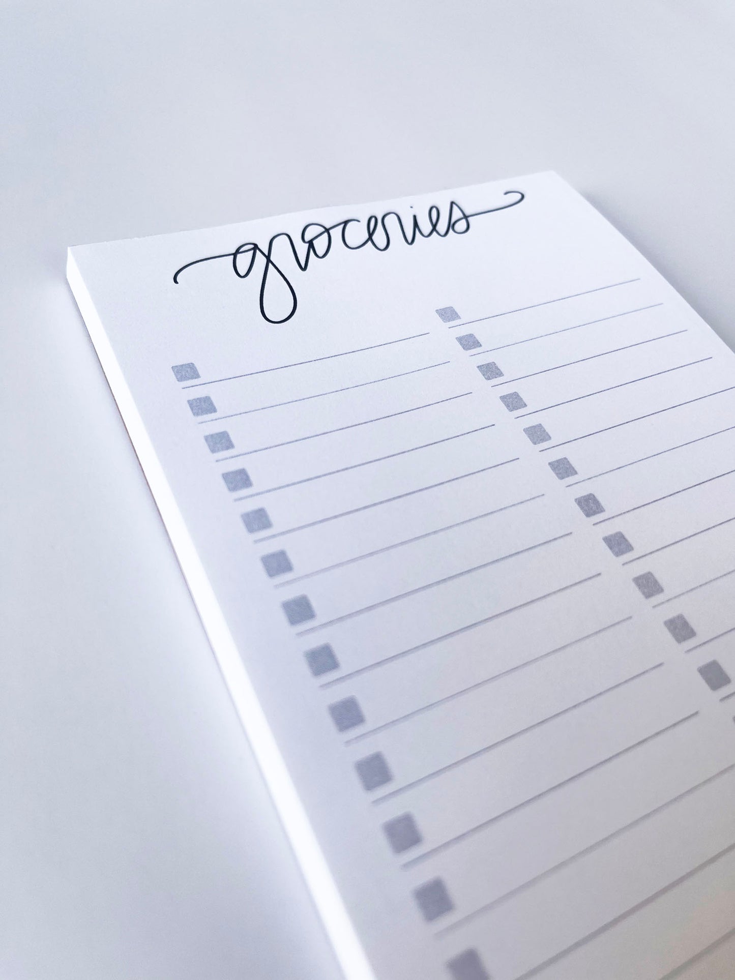 Groceries- List-Making Notepad