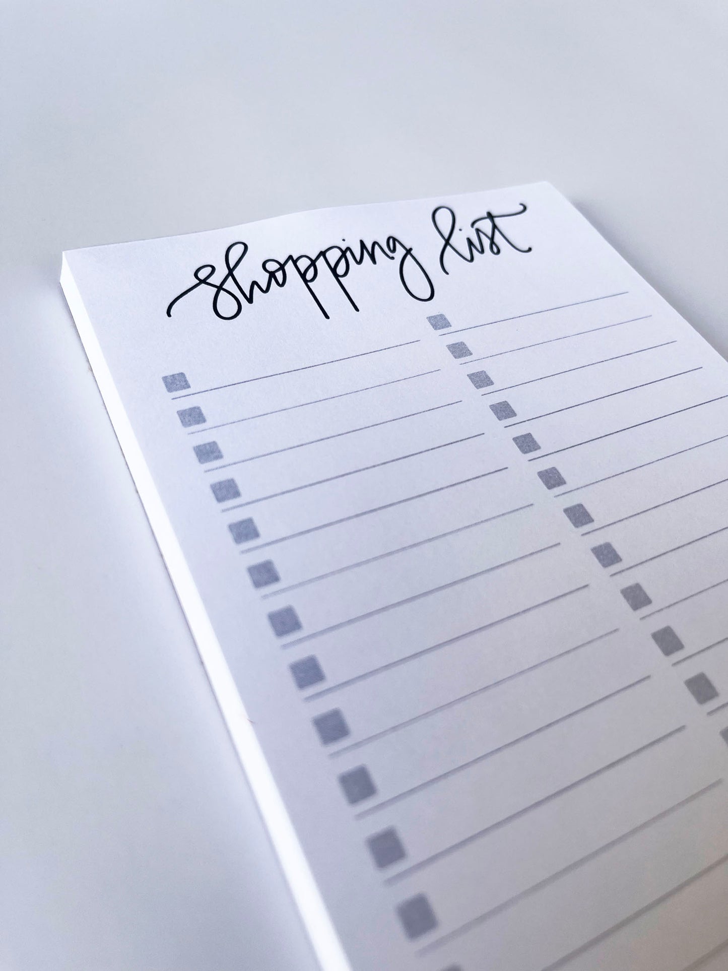 Shopping List- List-Making Notepad