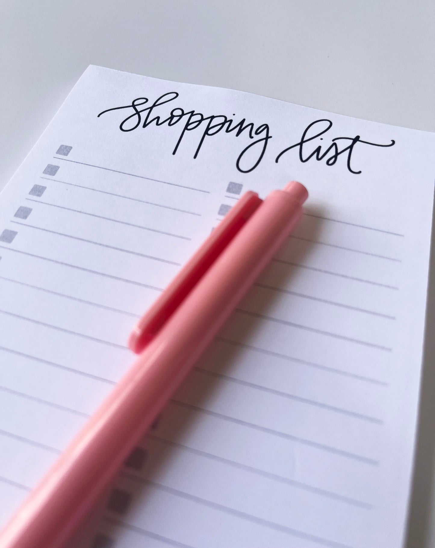 Shopping List- List-Making Notepad