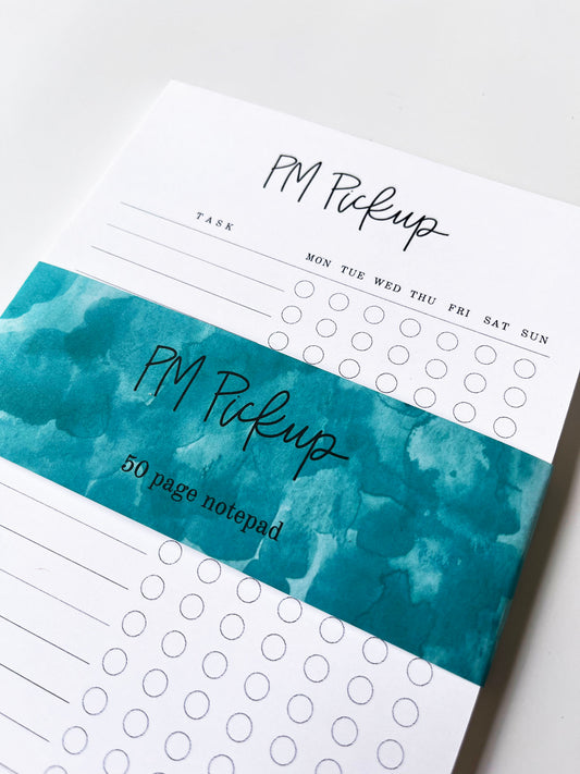 PM Pickup- Habit Tracking Notepad