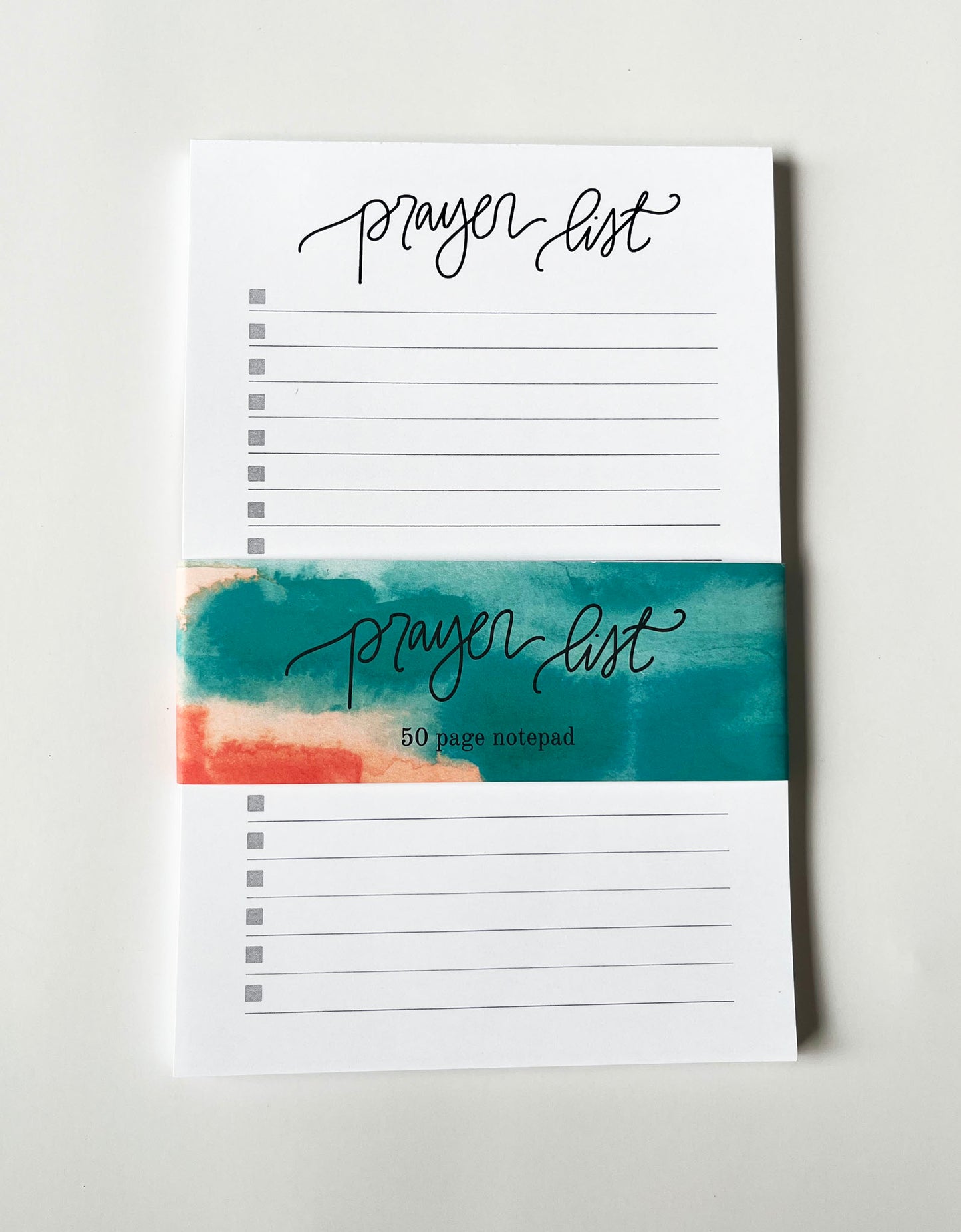Prayer List- Christian Notepad