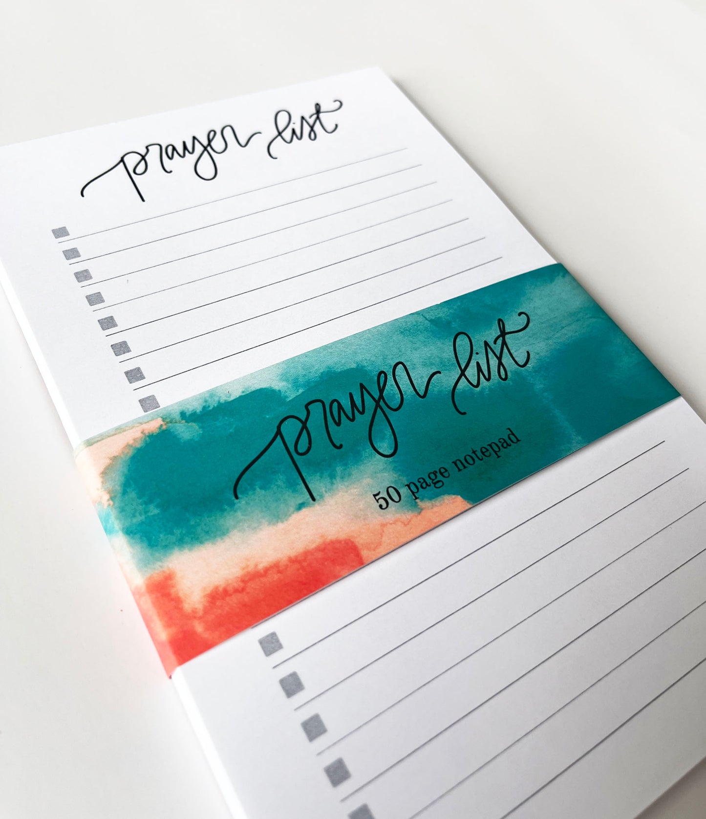Prayer List- Christian Notepad