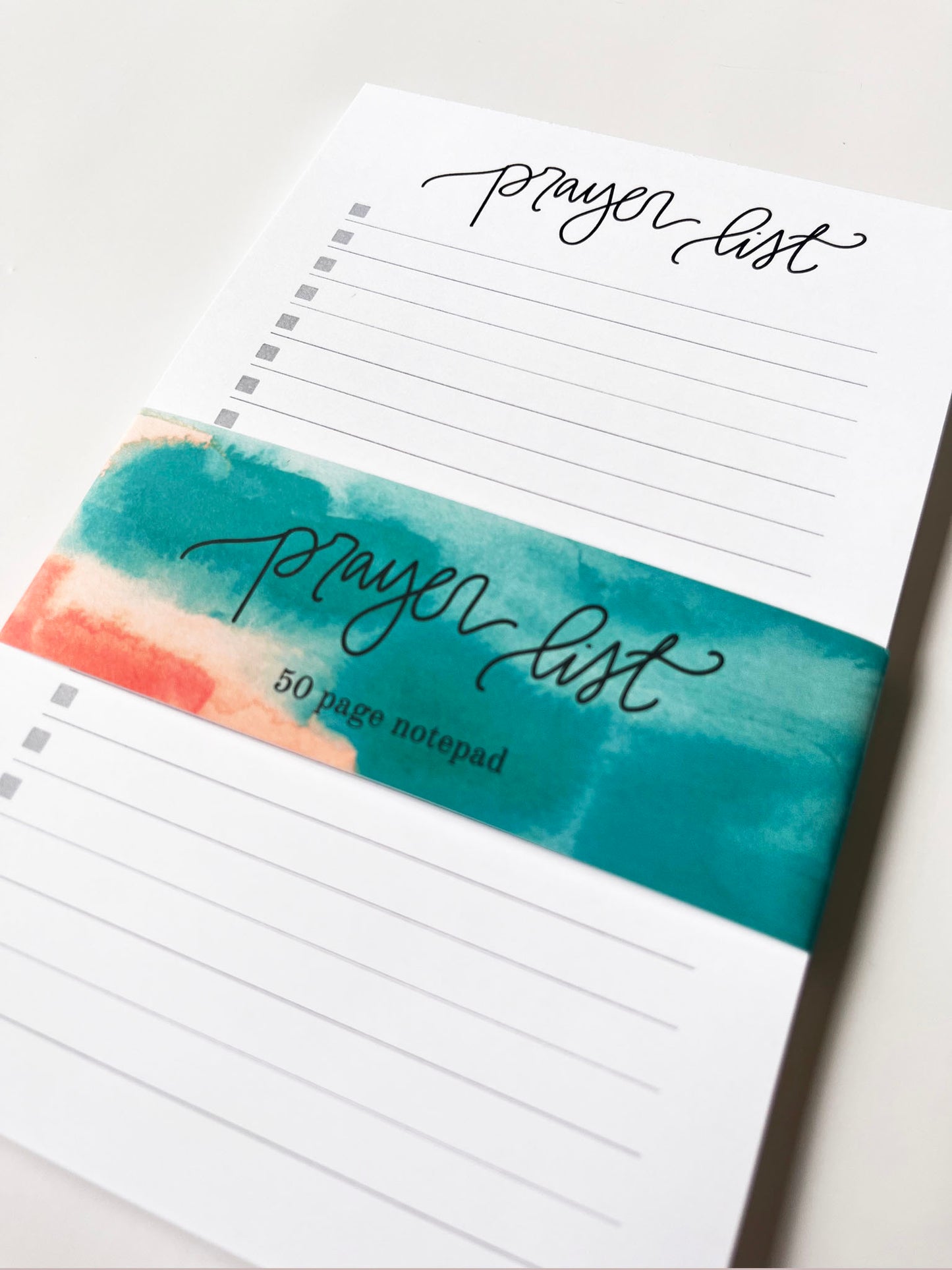 Prayer List- Christian Notepad