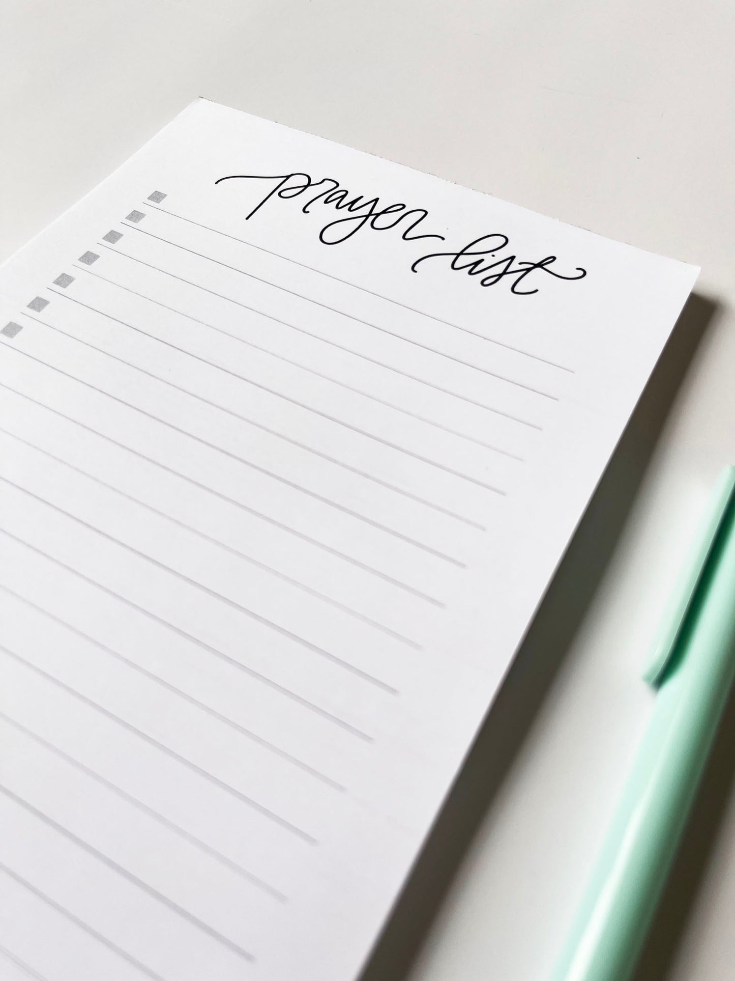 Prayer List- Christian Notepad
