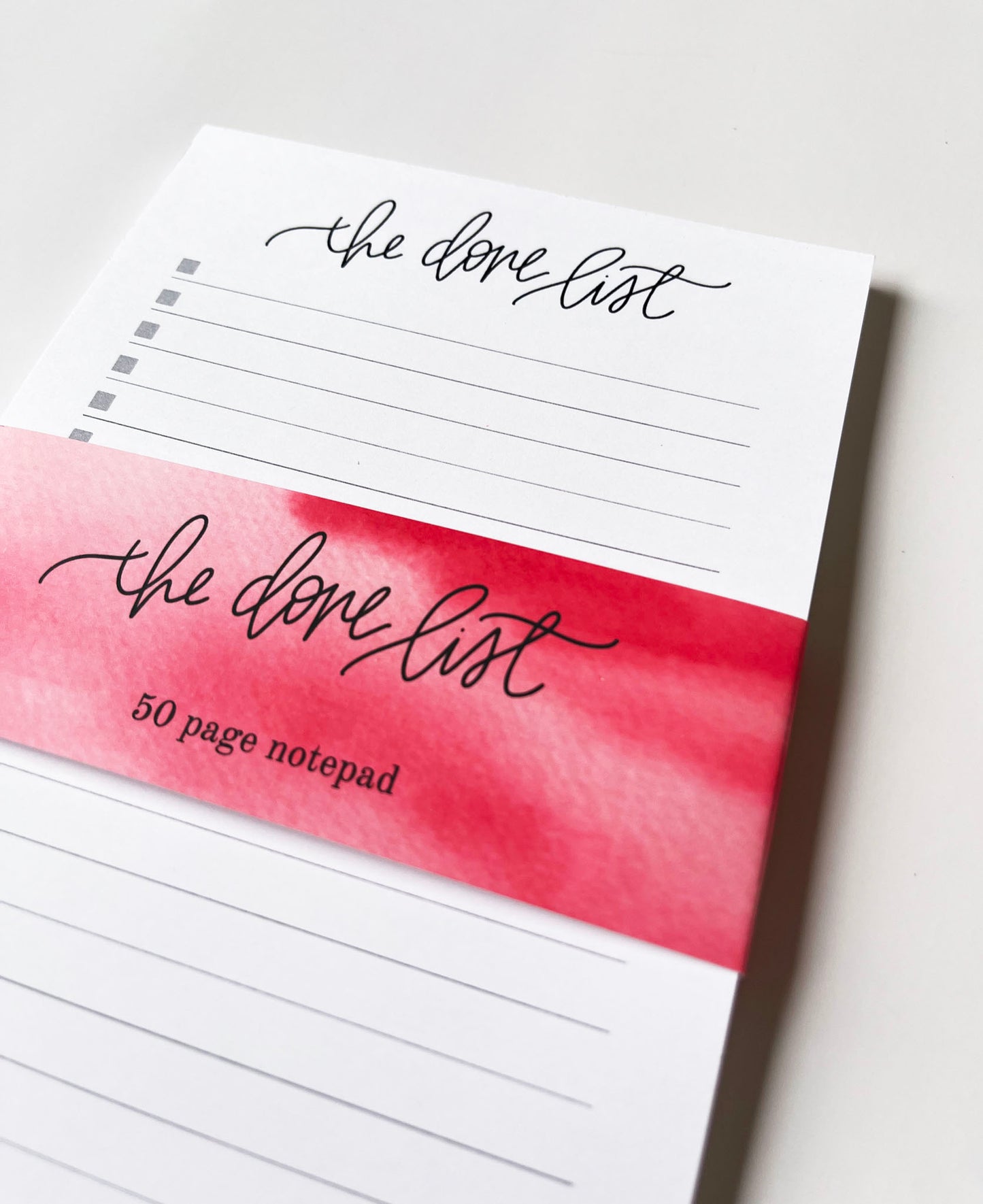 The Done List- List-Making Notepad
