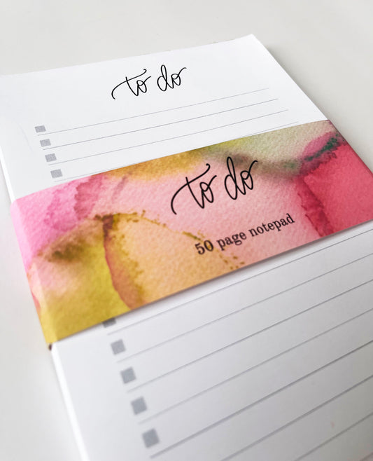 To Do- List-Making Notepad